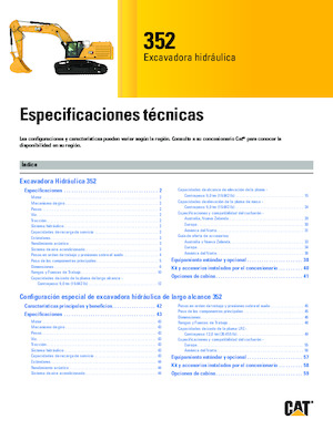 Гусеничні екскаватори Caterpillar 352