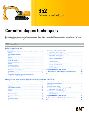 Гусеничні екскаватори Caterpillar 352
