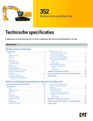 Гусеничні екскаватори Caterpillar 352