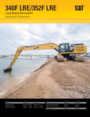 Гусеничні екскаватори Caterpillar 352F LRE