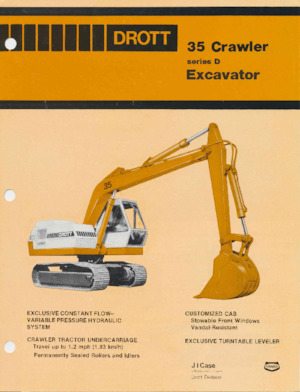 Гусеничні екскаватори Drott 35D