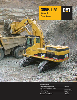 Гусеничні екскаватори Caterpillar 365 B L II