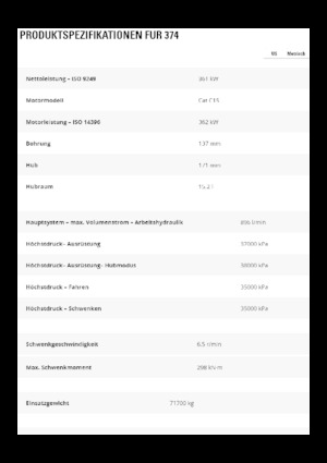 Гусеничні екскаватори Caterpillar 374