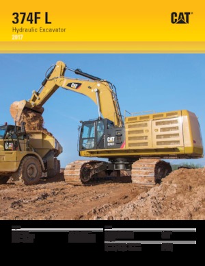 Гусеничні екскаватори Caterpillar 374F L