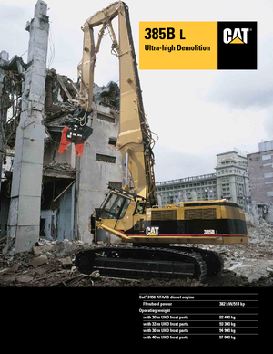 Гусеничні екскаватори Caterpillar 385 B L