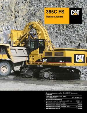 Гусеничні екскаватори Caterpillar 385C FS
