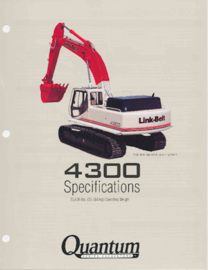 Гусеничні екскаватори Link-Belt 4300