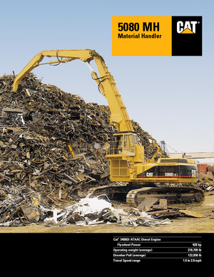 Гусеничні екскаватори Caterpillar 5080