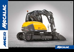 Гусеничні екскаватори Mecalac 10 MCR