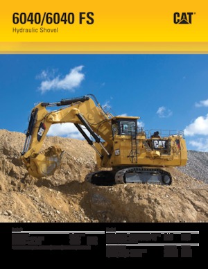 Гусеничні екскаватори Caterpillar 6040F S