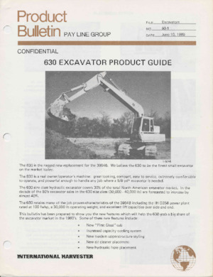 Гусеничні екскаватори International Harvester 630