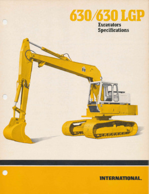 Гусеничні екскаватори International Harvester 630