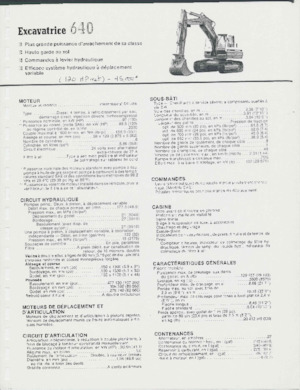 Гусеничні екскаватори International Harvester 640