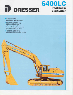Гусеничні екскаватори Dresser 6400LC
