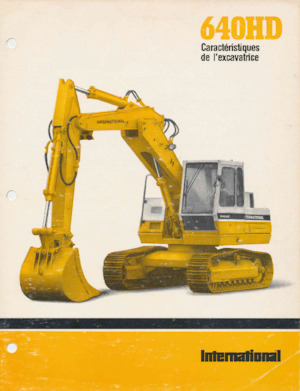 Гусеничні екскаватори International Harvester 640HD