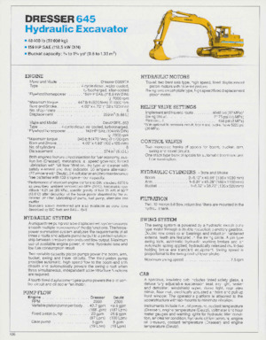 Гусеничні екскаватори Dresser 645LC