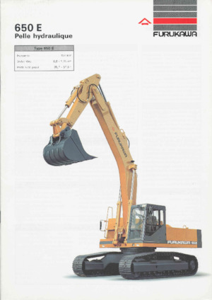 Гусеничні екскаватори Furukawa 650 E-LC