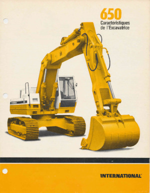 Гусеничні екскаватори International Harvester 650