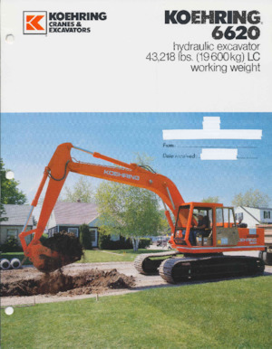 Гусеничні екскаватори Koehring 6620