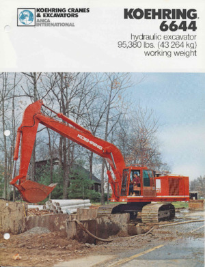 Гусеничні екскаватори Koehring 6644