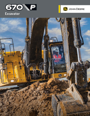 Гусеничні екскаватори John Deere Construction 670 P