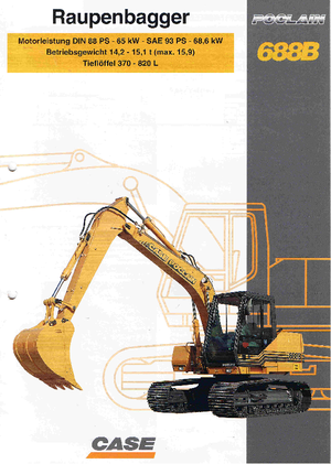 Гусеничні екскаватори Case Poclain 688 B CK