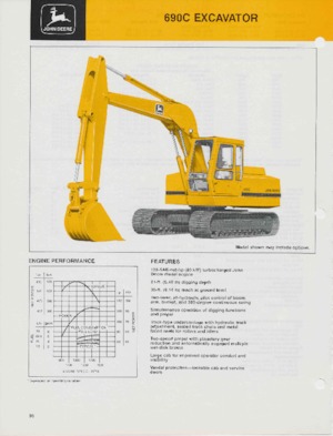 Гусеничні екскаватори John Deere Construction 690C