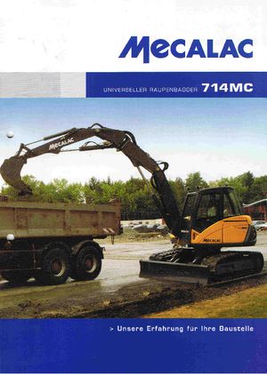 Гусеничні екскаватори Mecalac 714 MC *
