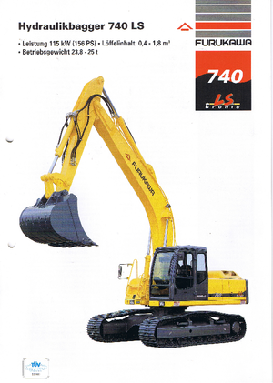 Гусеничні екскаватори Furukawa 740 LS-tronic