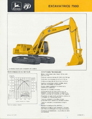 Гусеничні екскаватори John Deere Construction 790D