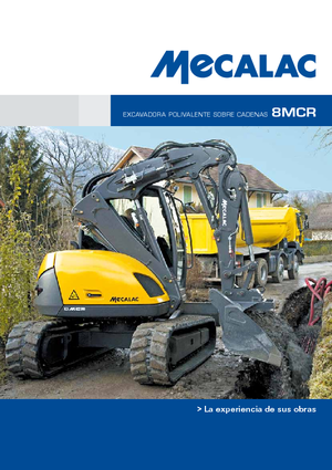 Гусеничні екскаватори Mecalac 8MCR