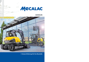 Гусеничні екскаватори Mecalac 8MCR
