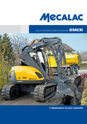 Гусеничні екскаватори Mecalac 8MCR