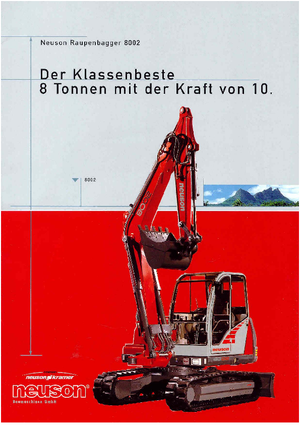 Гусеничні екскаватори Neuson 8002