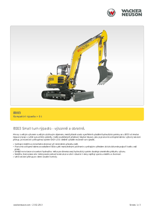 Гусеничні екскаватори Neuson 8003