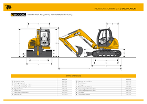 Гусеничні екскаватори JCB 8085 ZTS