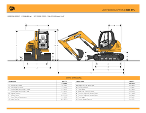 Гусеничні екскаватори JCB 8085 ZTS