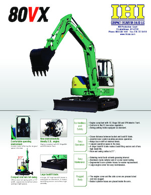 Гусеничні екскаватори IHI 80VX
