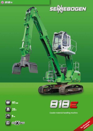 Екскаватори для перевалки Sennebogen 818R E