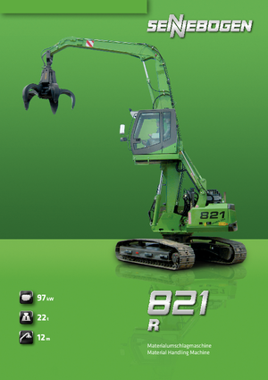 Гусеничні екскаватори Sennebogen 821 R