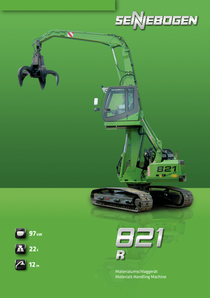 Гусеничні екскаватори Sennebogen 821 R