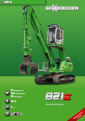 Екскаватори для перевалки Sennebogen 821R E