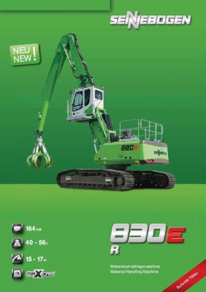 Екскаватори для перевалки Sennebogen 830R E