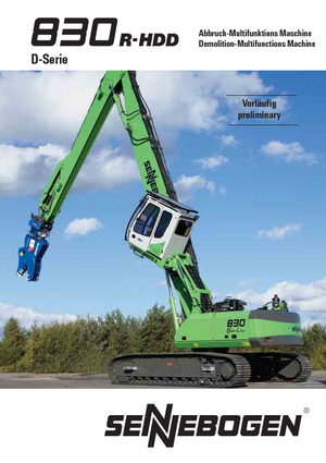 Гусеничні екскаватори Sennebogen 835 R-HD