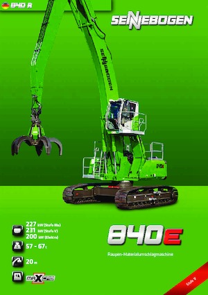 Екскаватори для перевалки Sennebogen 840R E