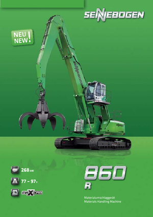 Гусеничні екскаватори Sennebogen 860 R-HD