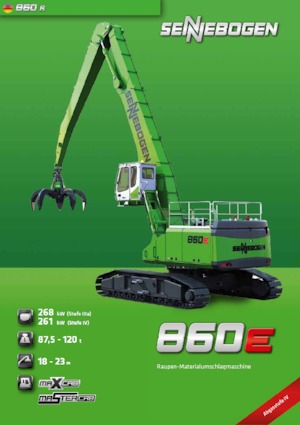 Екскаватори для перевалки Sennebogen 860R E Hybrid