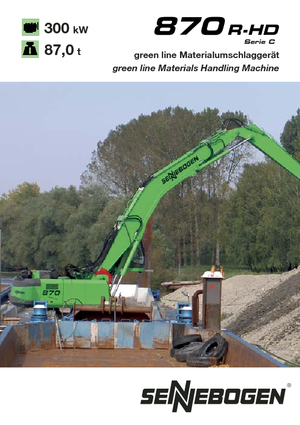 Гусеничні екскаватори Sennebogen 870 R-HD