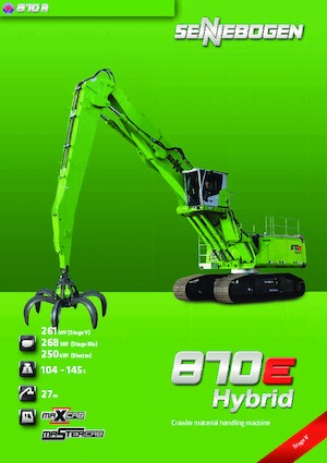Екскаватори для перевалки Sennebogen 870R E Hybrid 