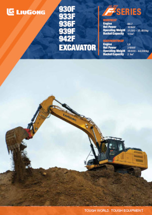 Гусеничні екскаватори Liugong 930F